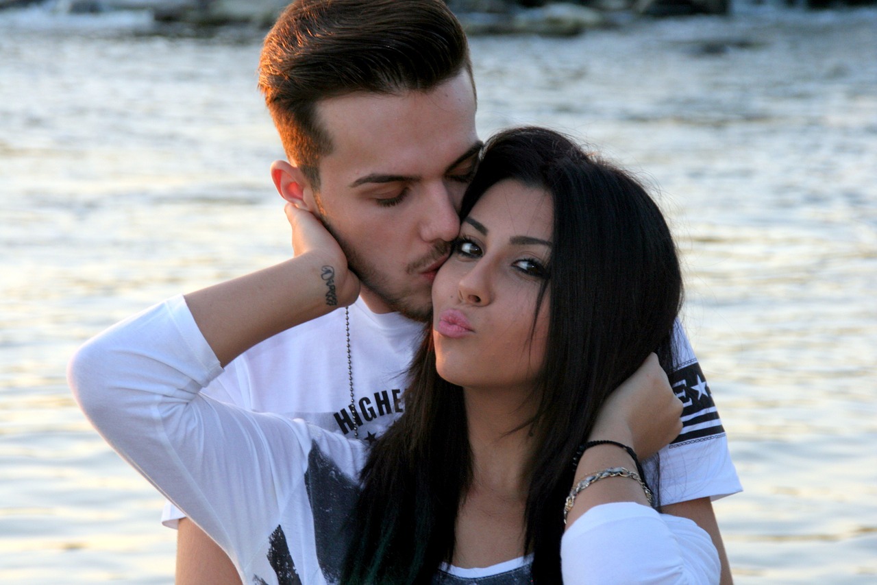 couple love beauty free photo