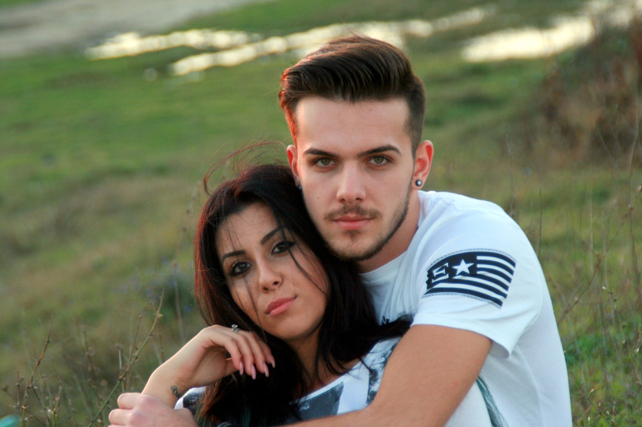 couple love beauty free photo