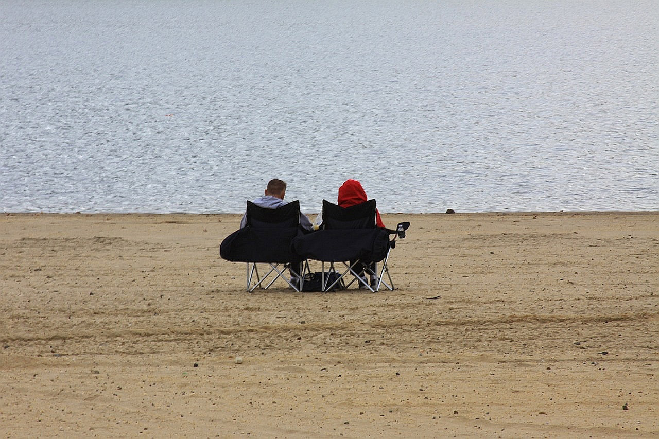 people lake water free photo