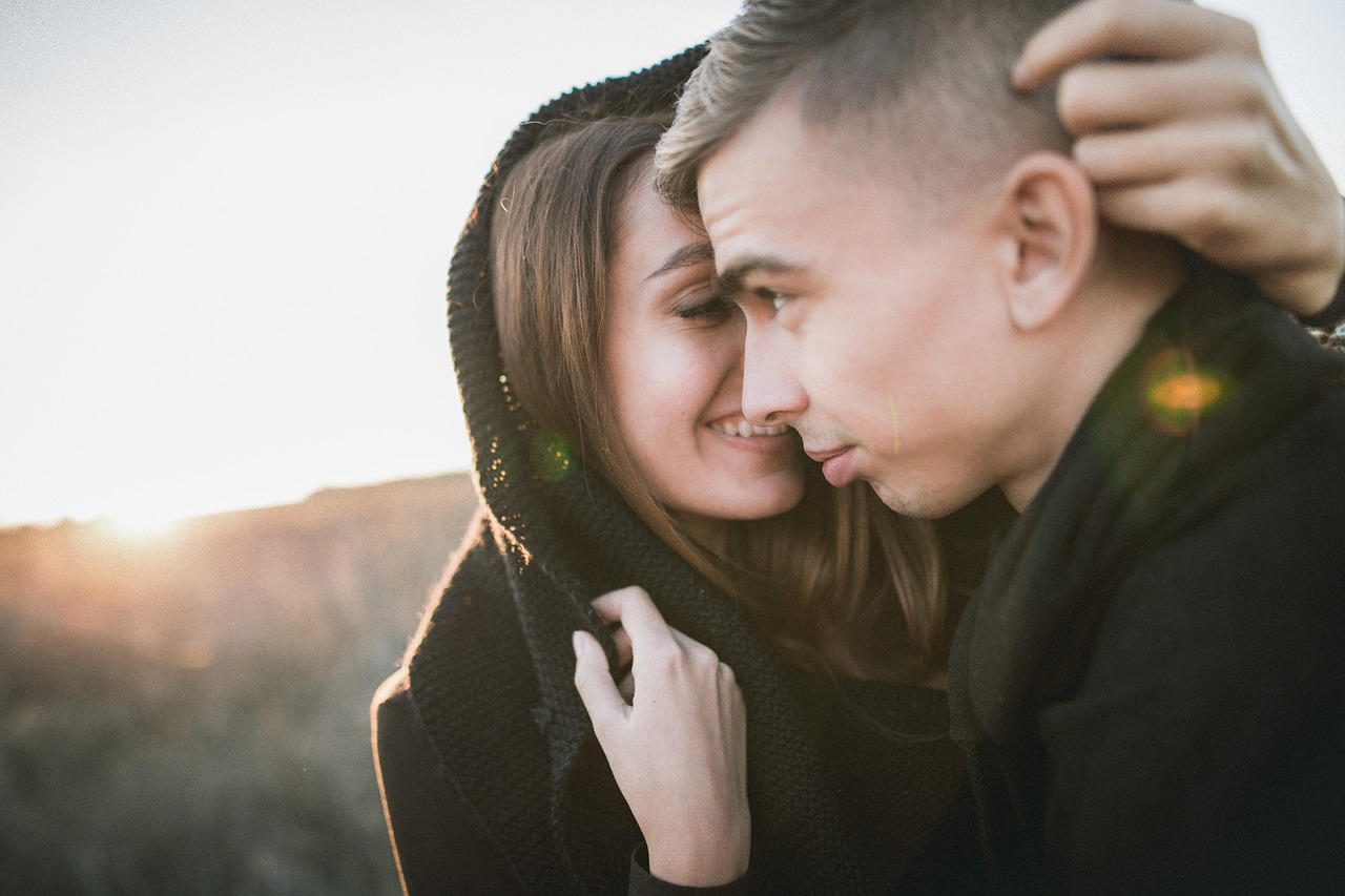 couple love happy free photo