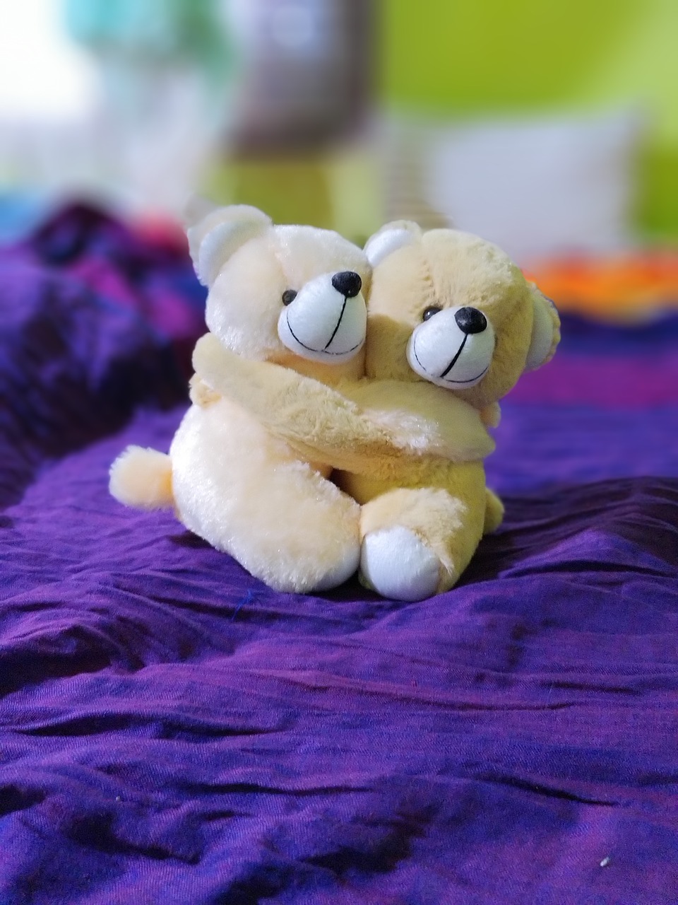 Download free photo of Couple teddy, cute, love, bear, romantic ...
