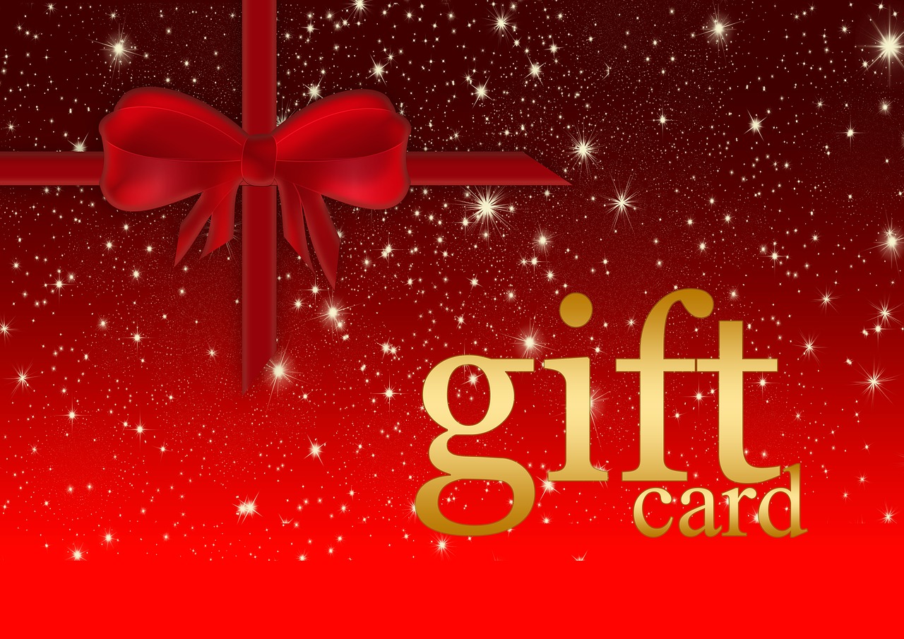 coupon gift card red free photo