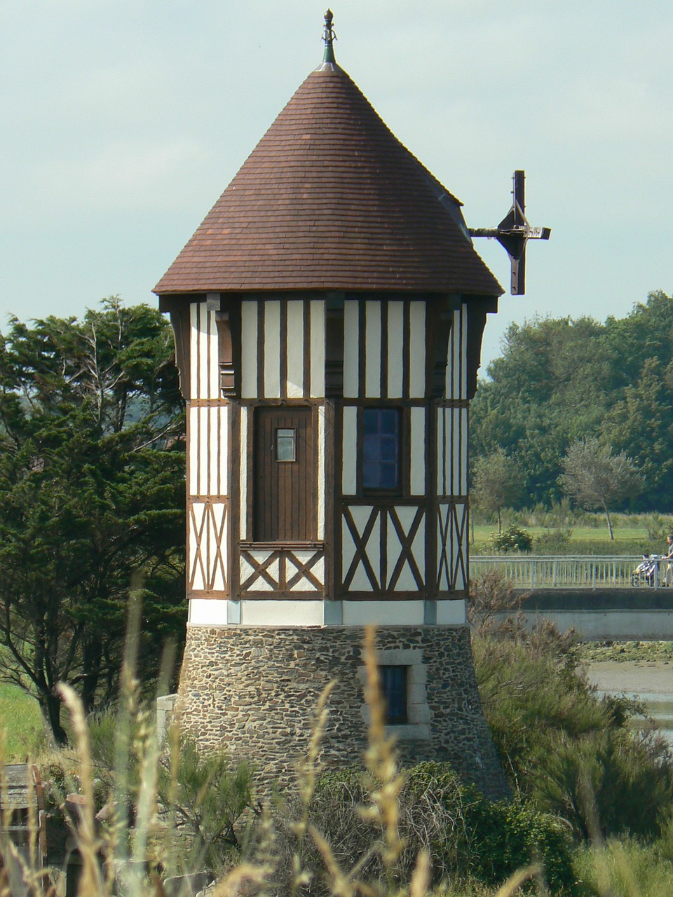 courseulles tower landscape free photo