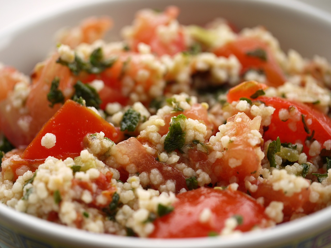 couscous vegetables tomatoes free photo