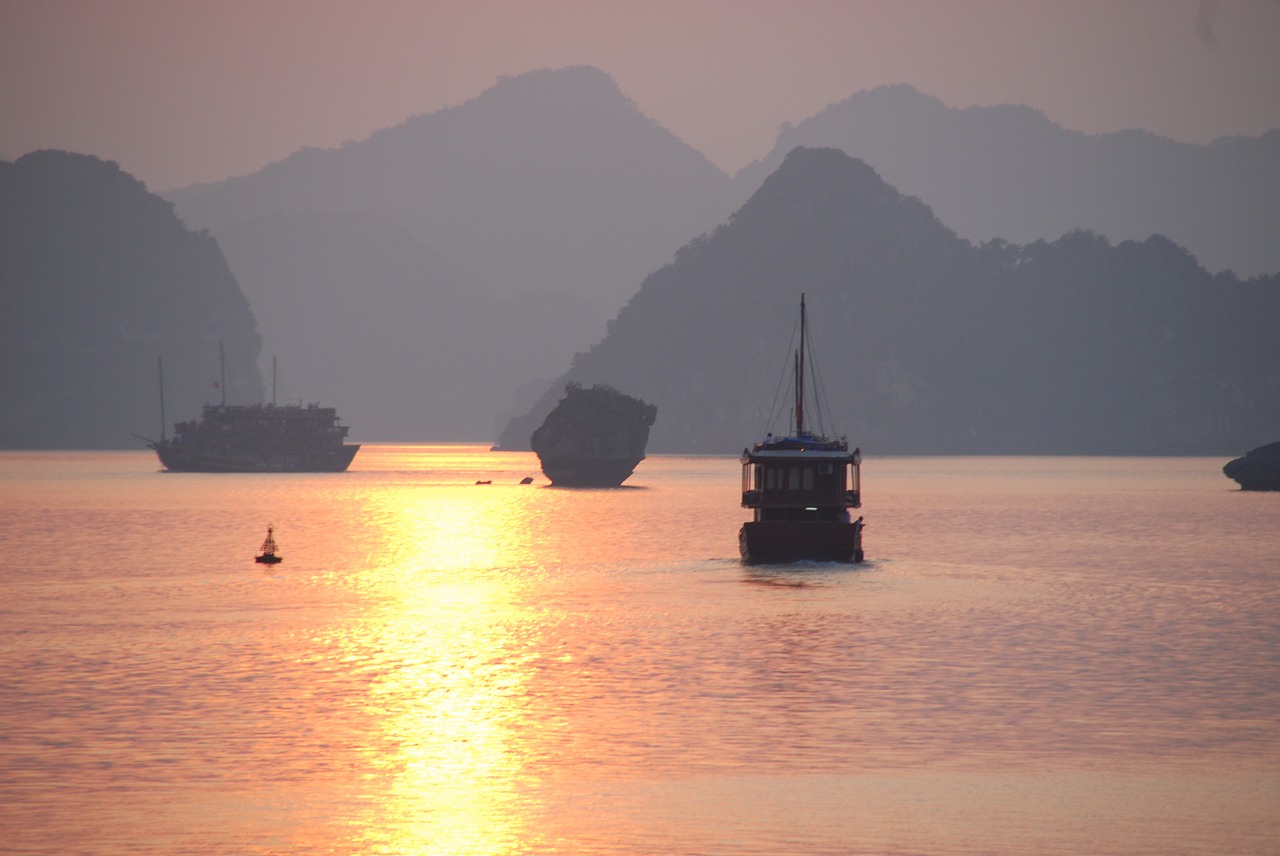 cove halong vietnam free photo