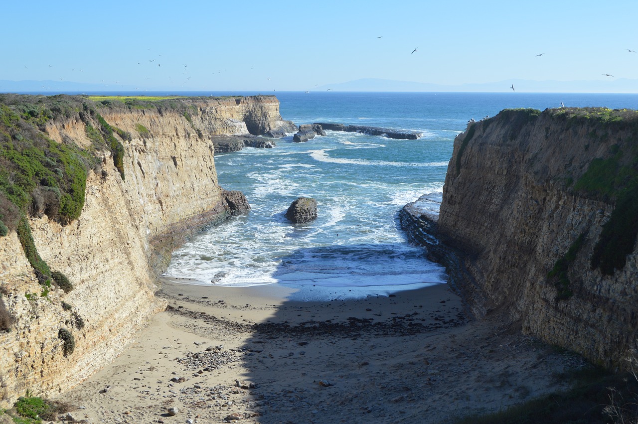 cove ocean beach free photo