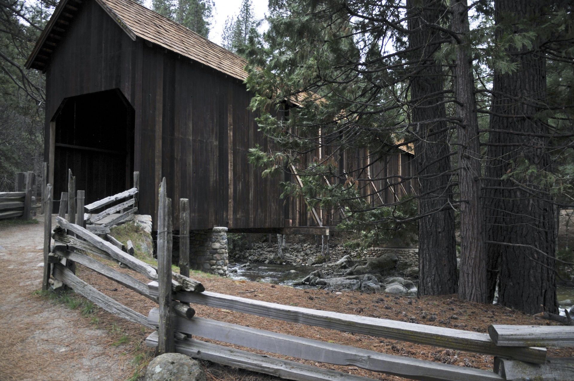 bridge bridges wooden bridge free photo