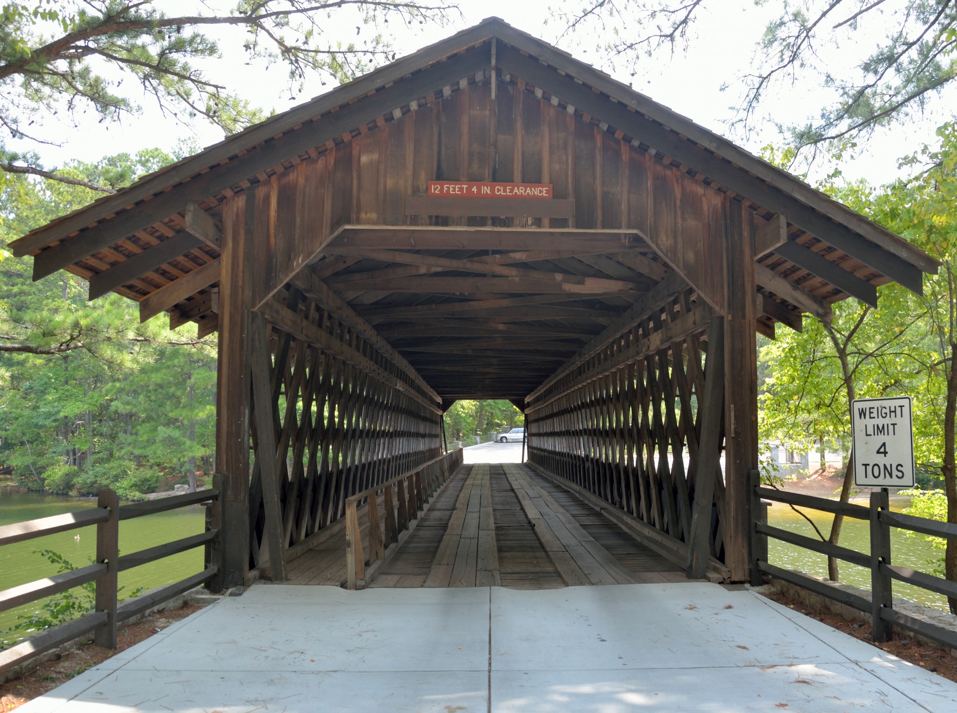 covered bridge bridge architecture free photo