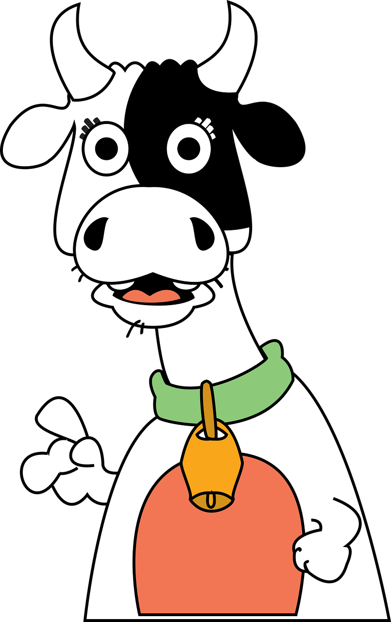 cow bovine illustration free photo