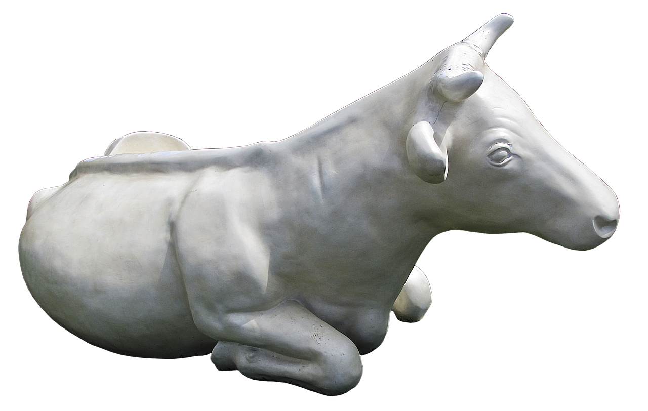 cow cattle sculpture free photo