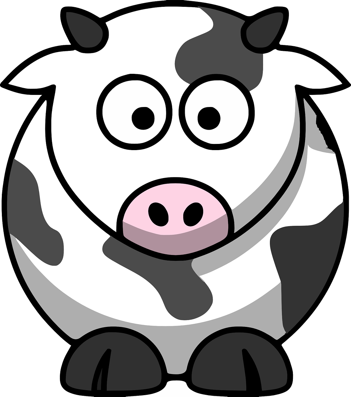 cow clip cute free photo