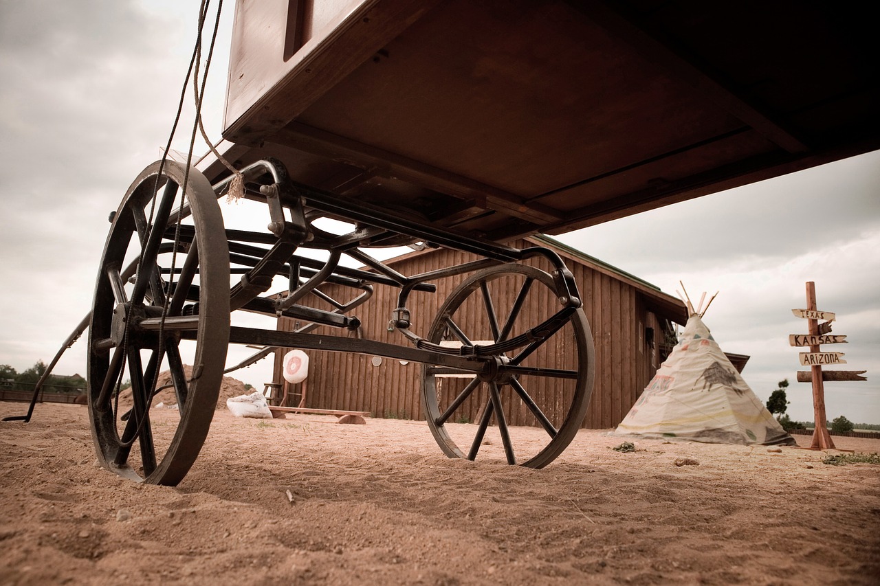 cowboy cart ranch free photo