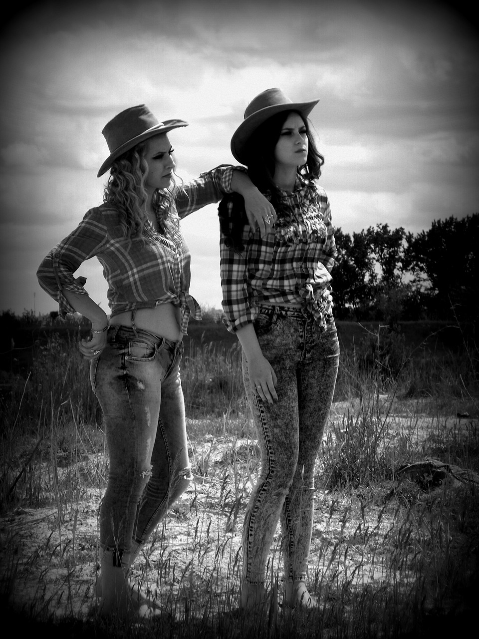 cowgirl wild west hats free photo