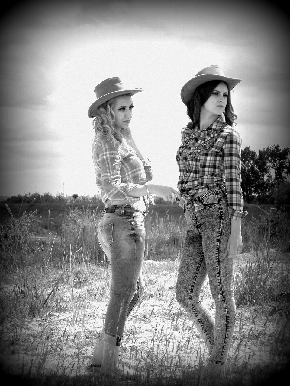 cowgirl wild west hats free photo