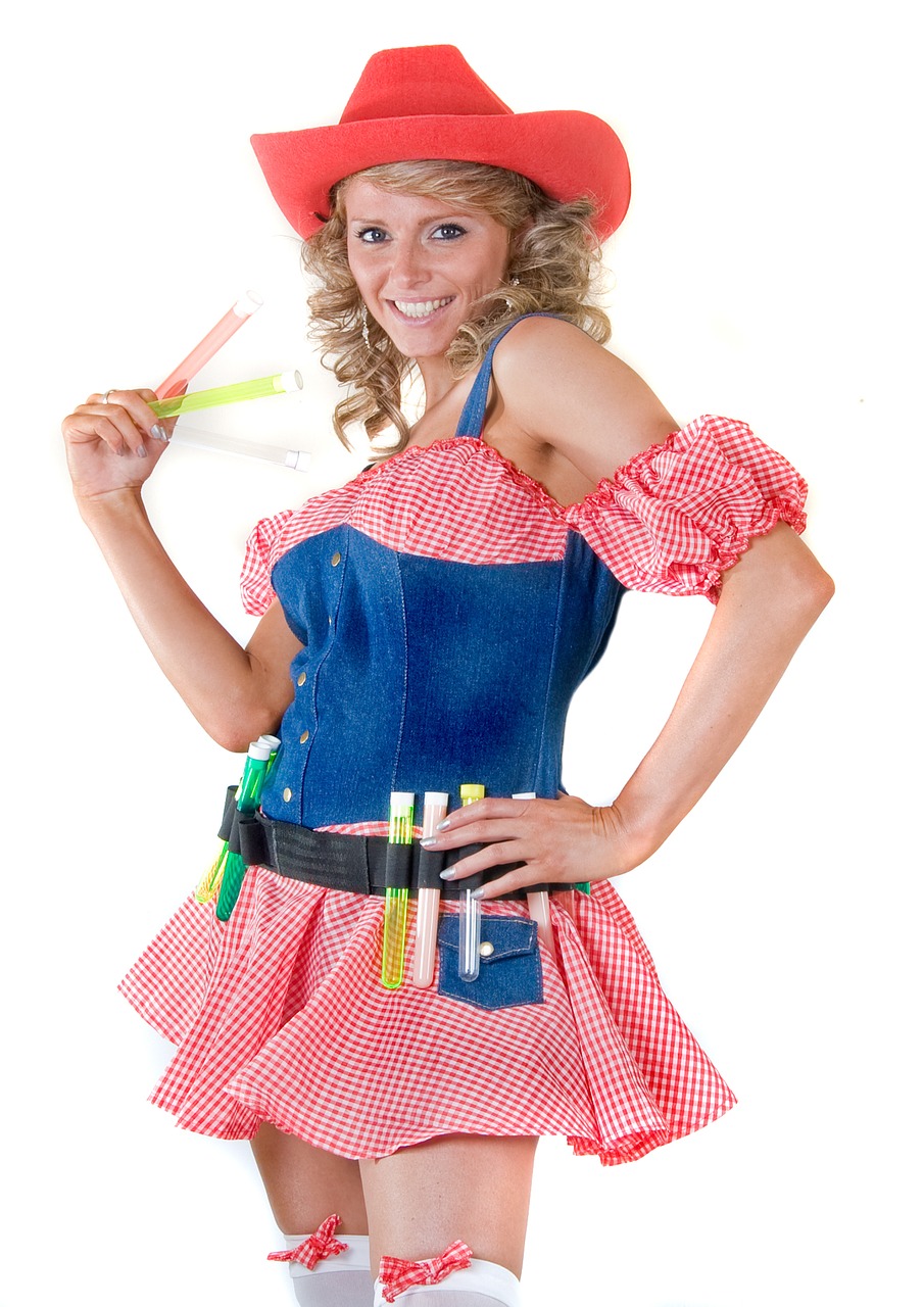 cowgirl outfit girl party girl free photo