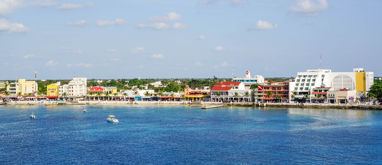 cozumel mexico coastline free photo