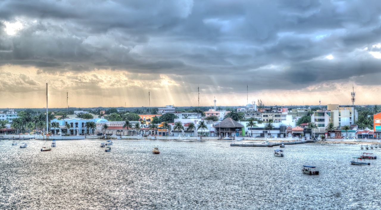 cozumel  coast  storm free photo