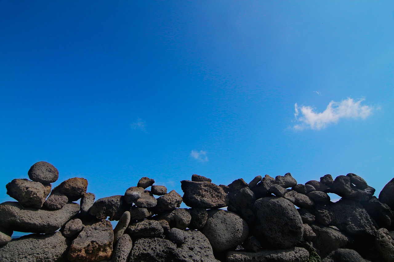 cozy seopji jeju island beach free photo