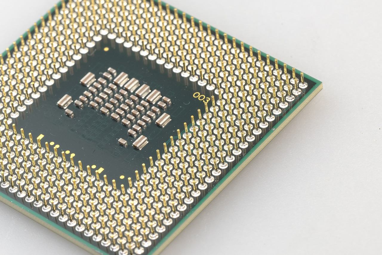 cpu processor macro free photo