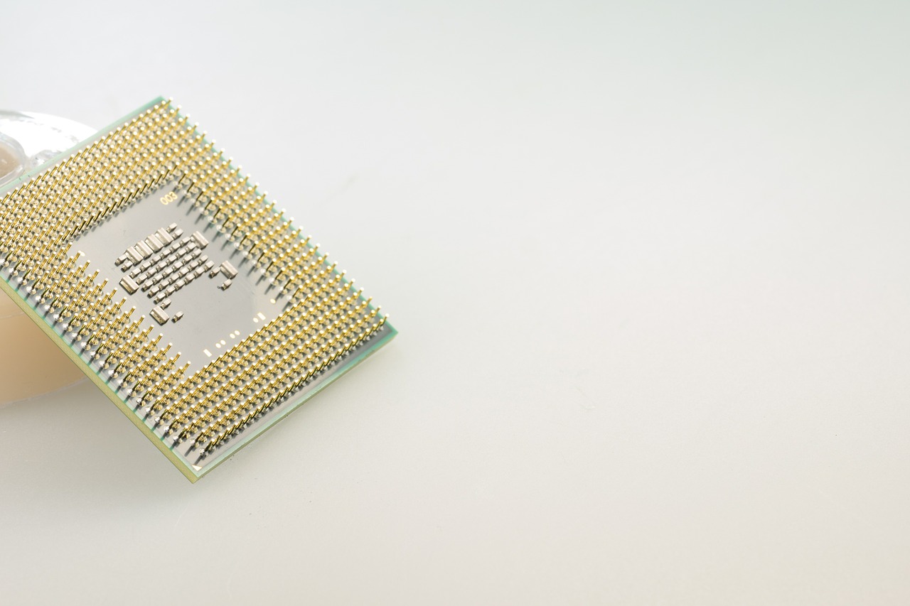 cpu processor macro free photo