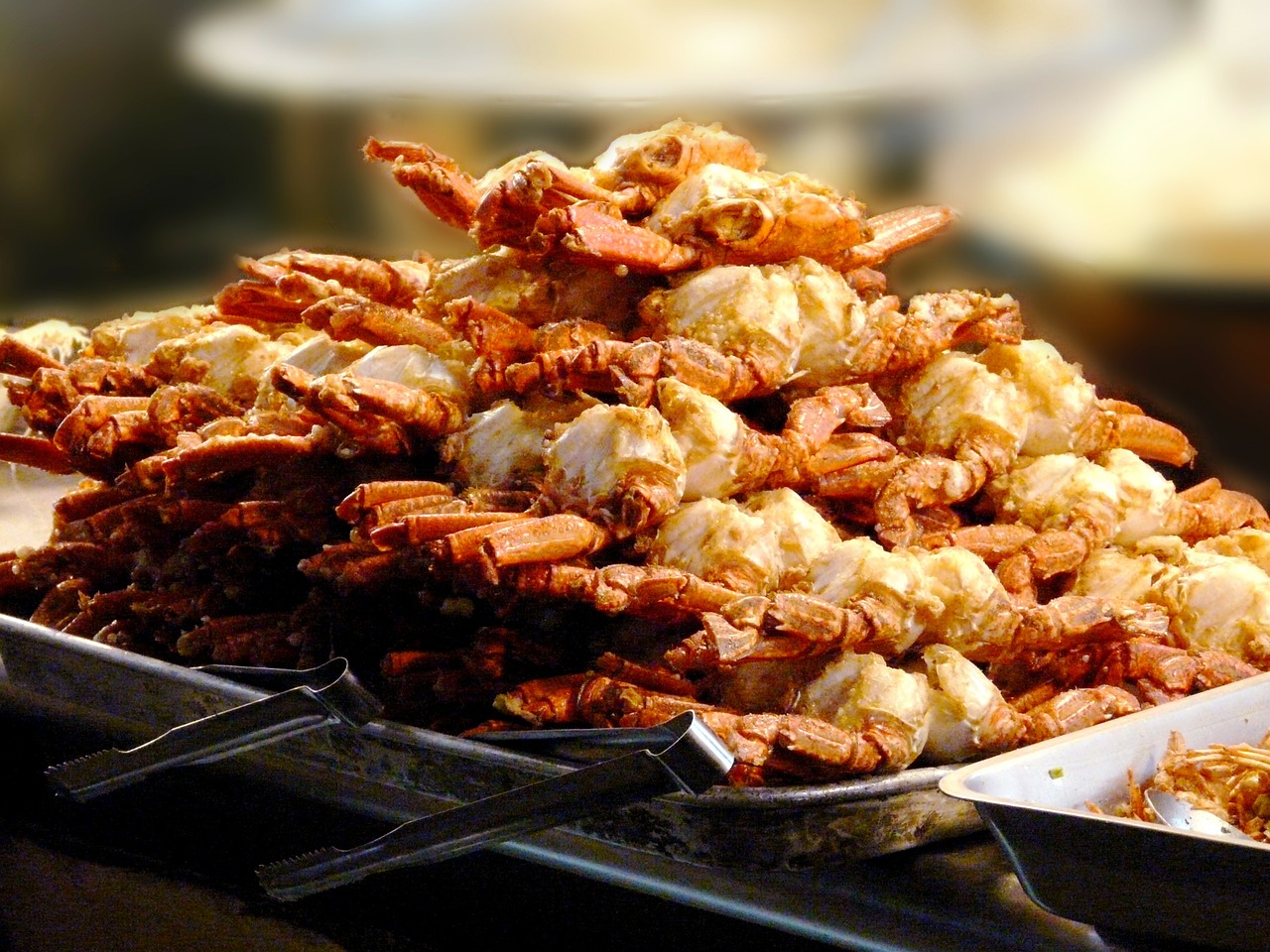 crab fried crabs dinner free photo