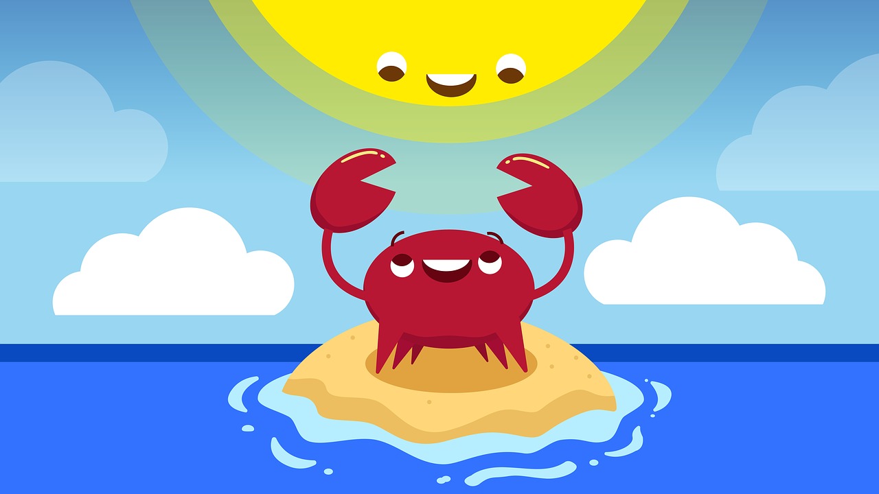 crab  sun  crustacean free photo