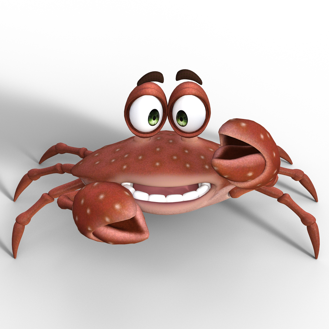 crab  sea animal  toon free photo