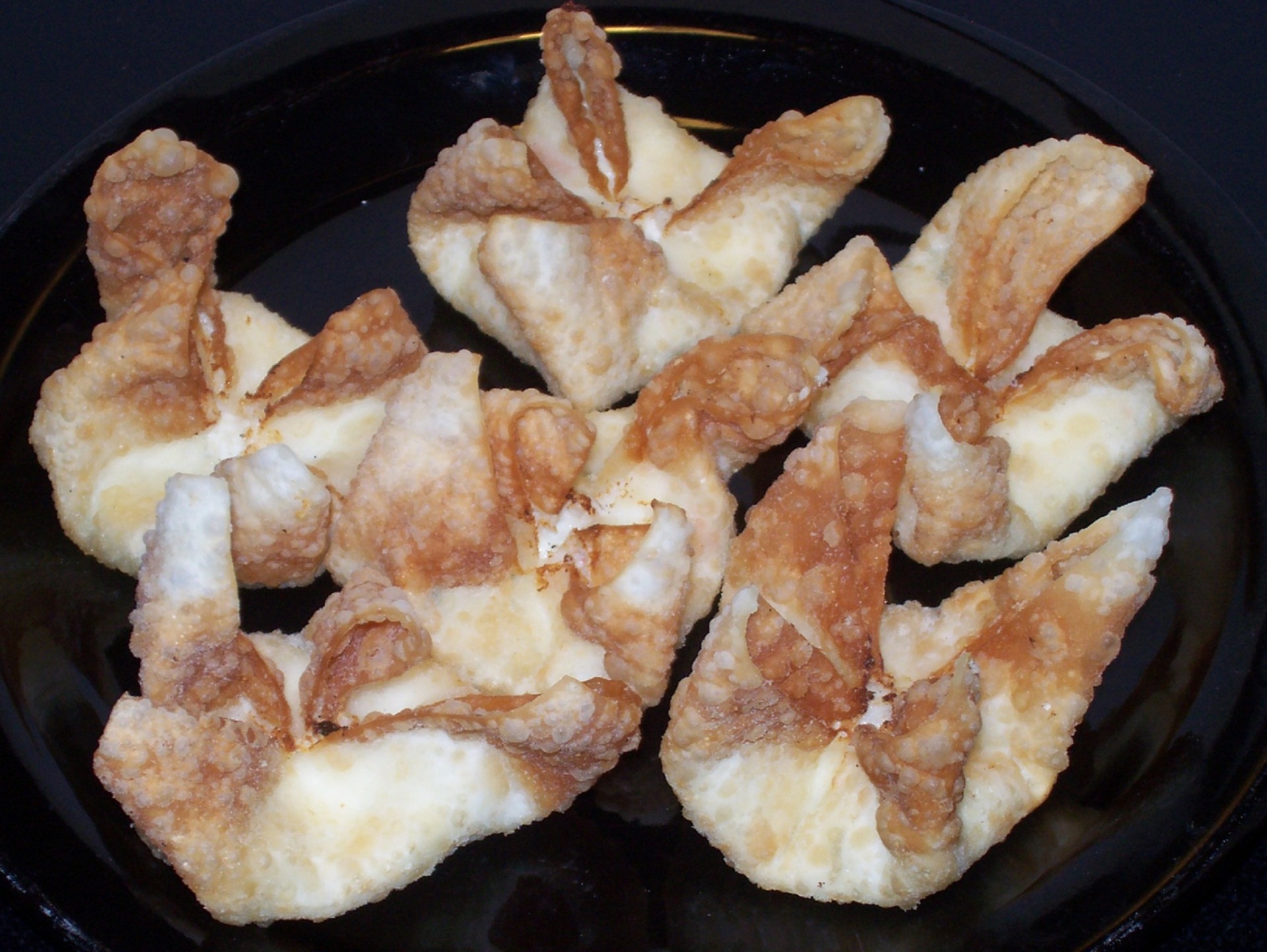 food appetizer crab rangoon free photo