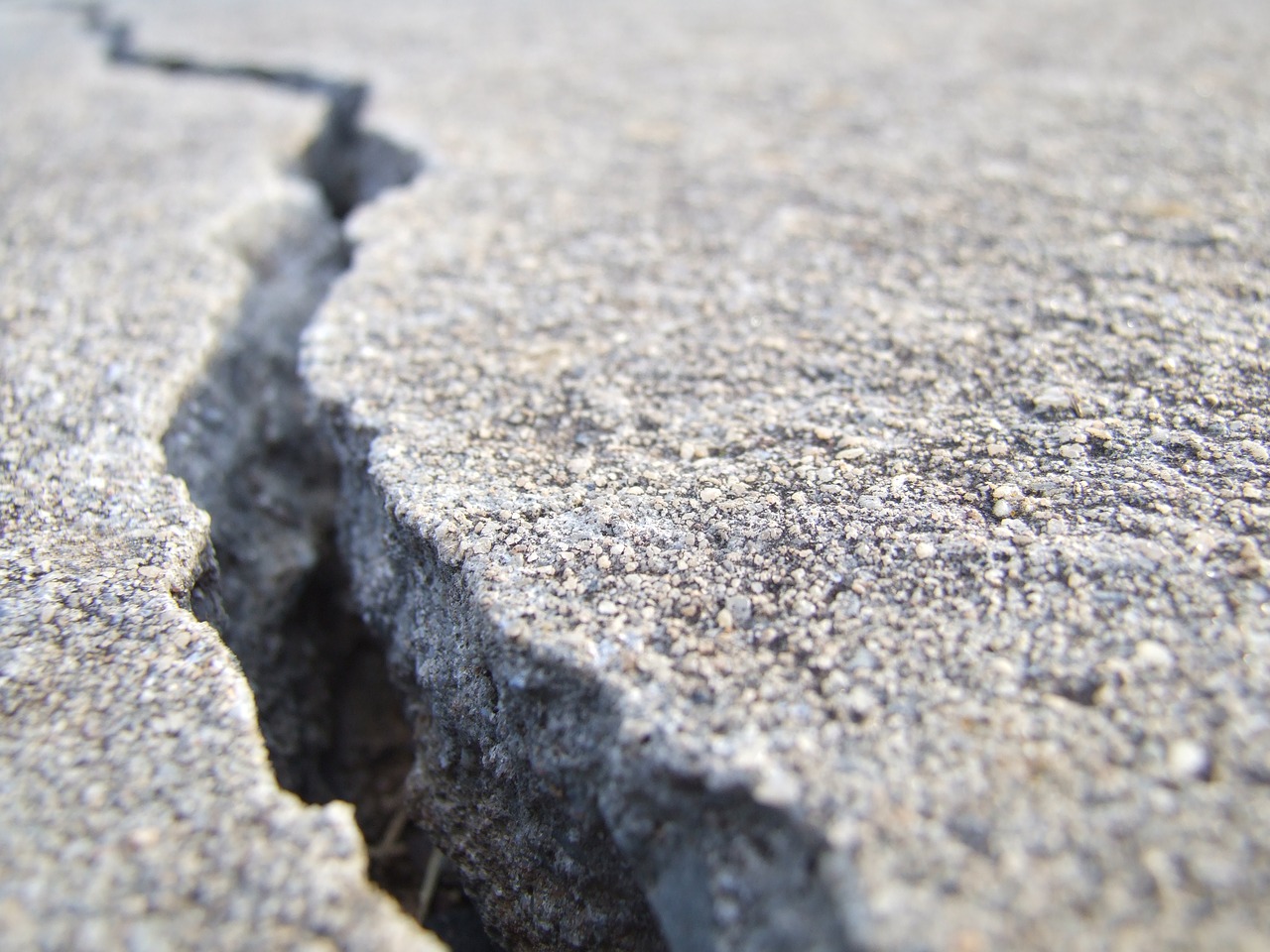 crack  concrete  break free photo