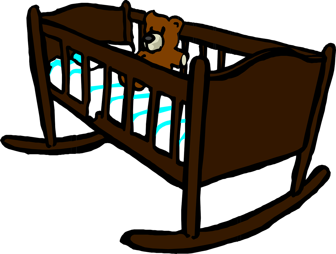 cradle crib baby free photo