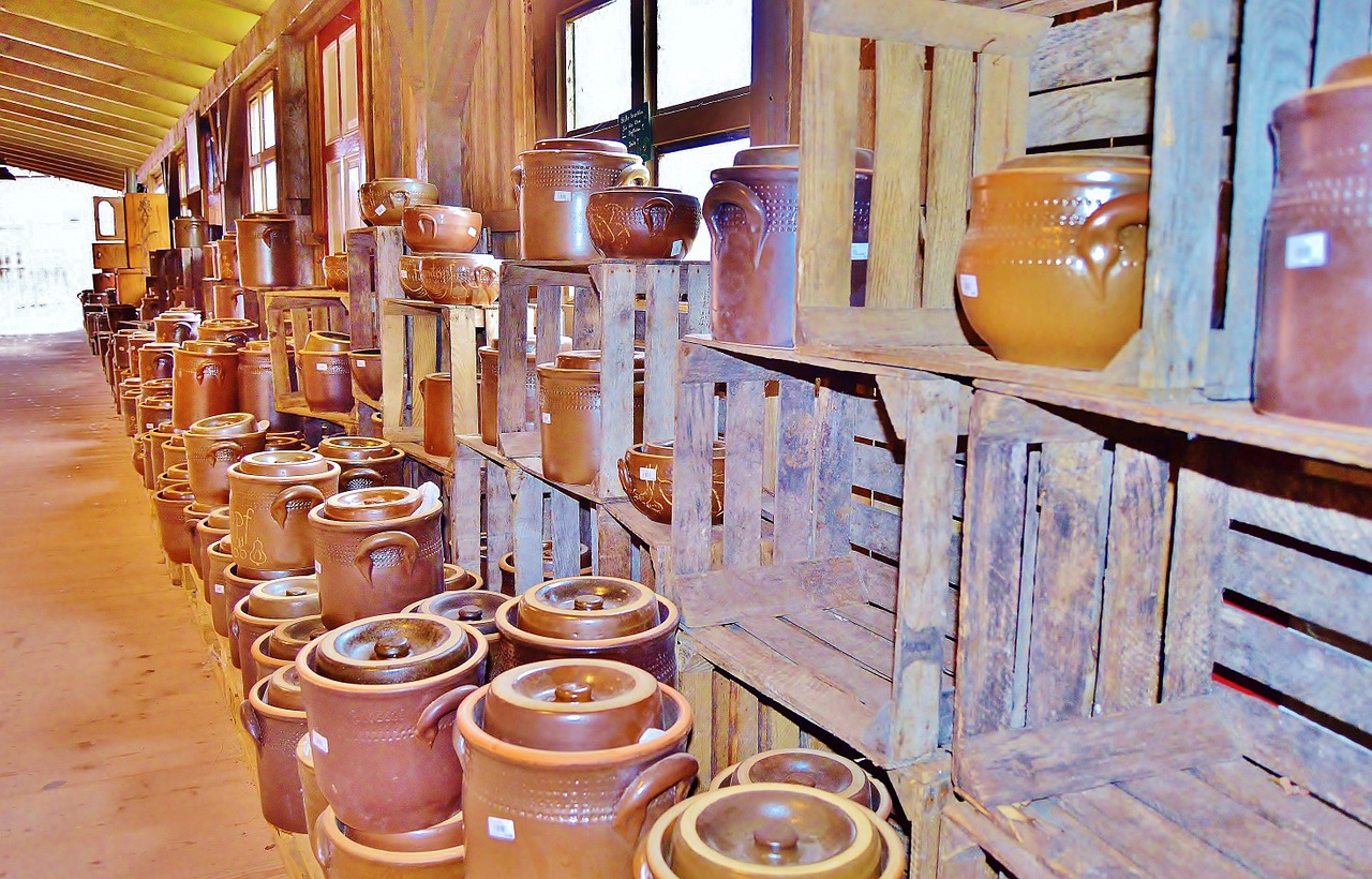 craft potter jars free photo