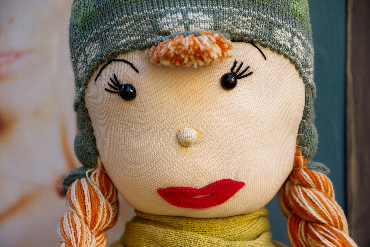 crafts doll wool free photo