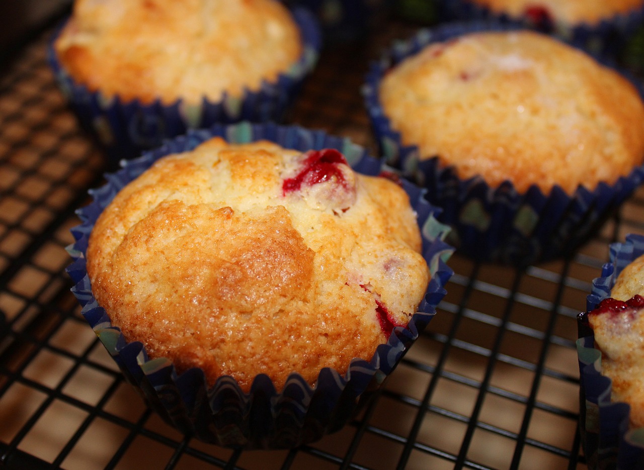 cranberry muffin almond free photo