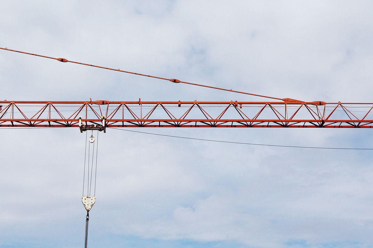 crane baukran scaffold free photo