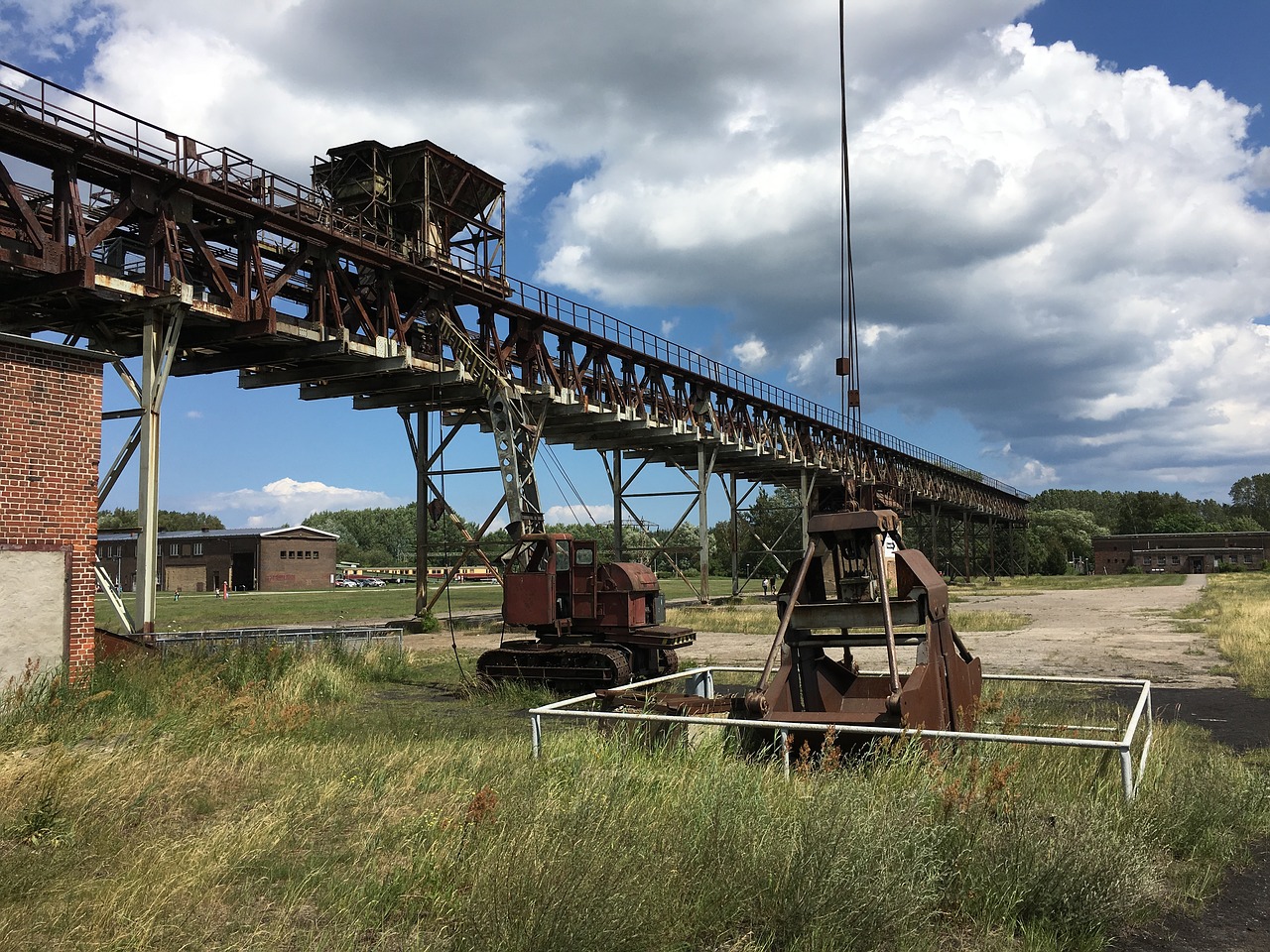 crane bridge industrial free photo