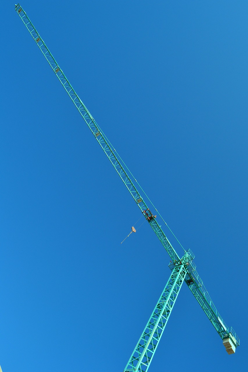 crane construction work free photo