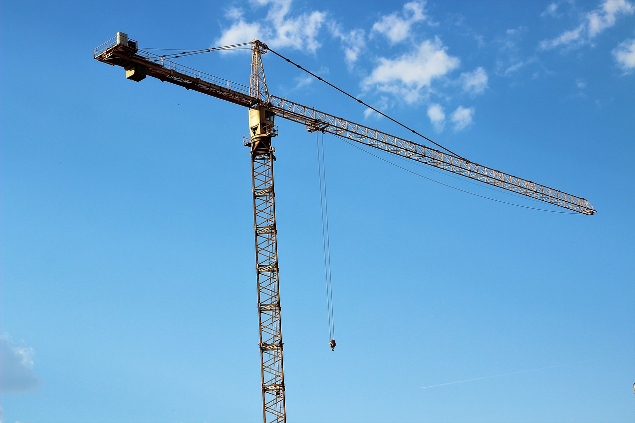 crane building construction free photo
