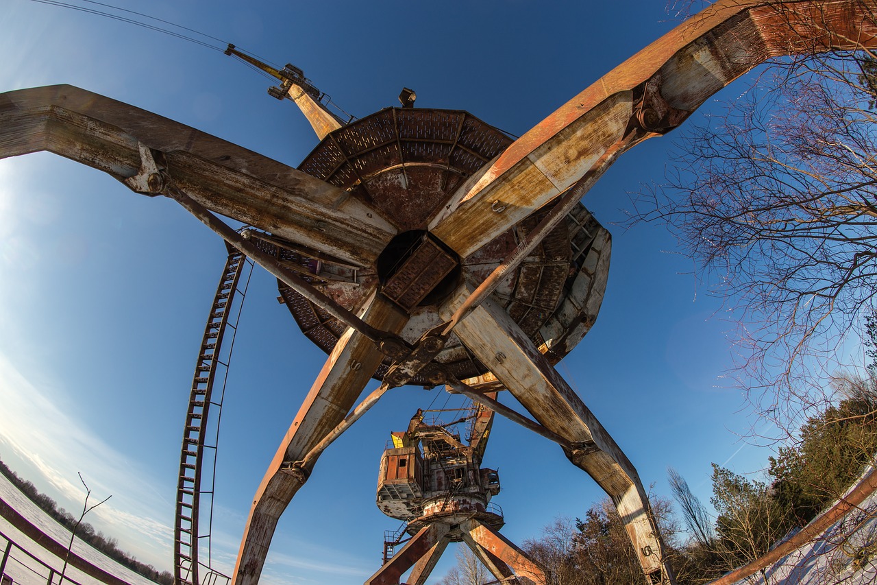 crane  construction  pripyat free photo