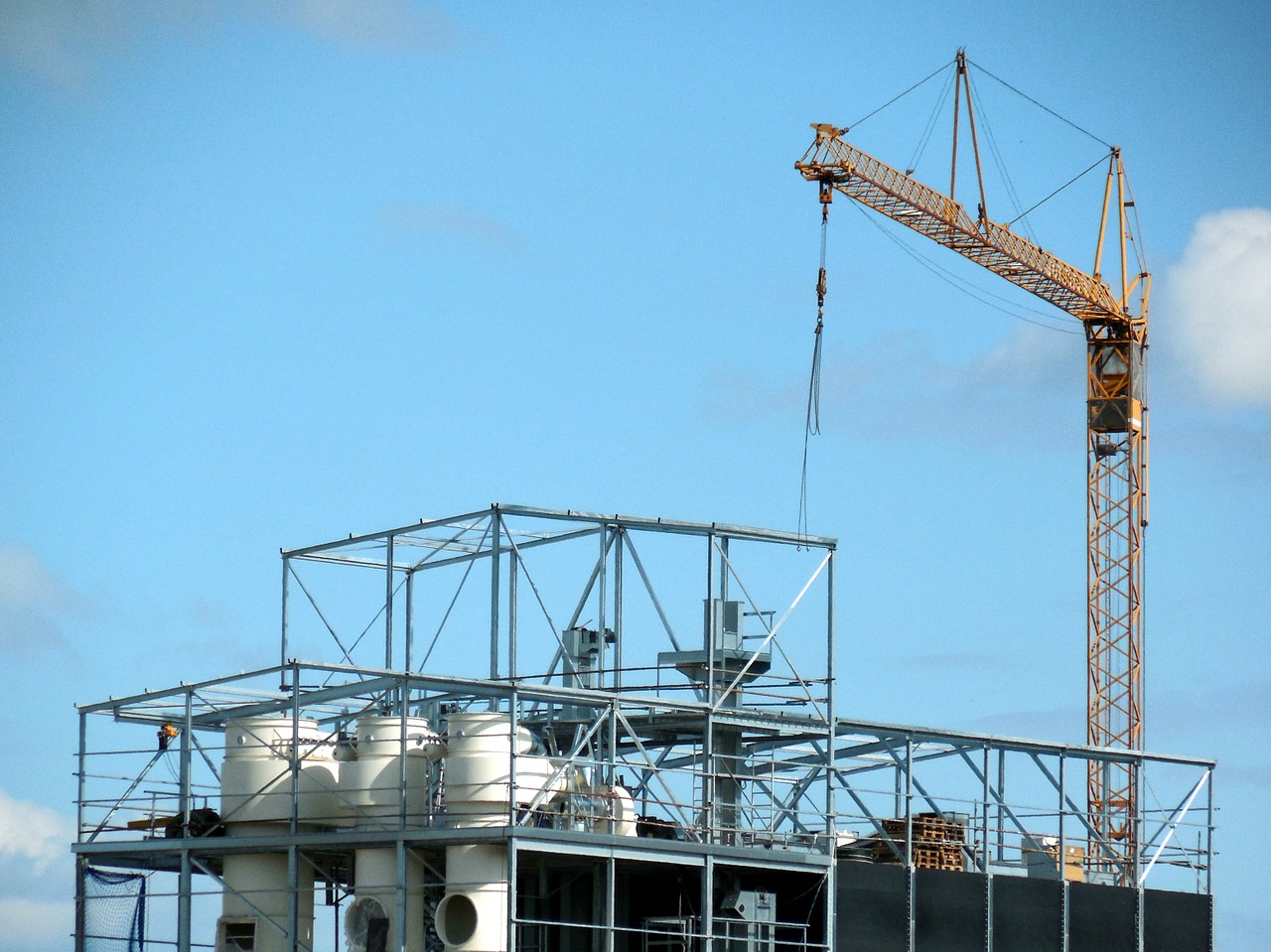 crane scaffold construction free photo