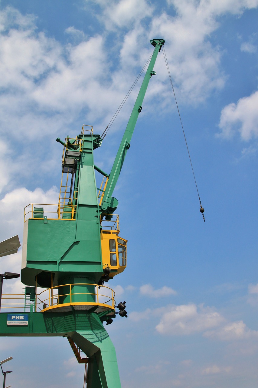 crane load crane site free photo