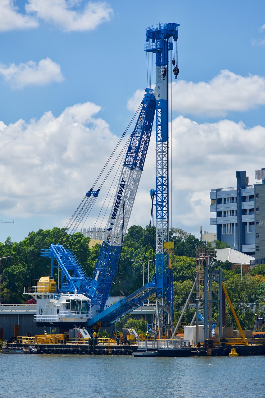 crane  machinery  construction free photo
