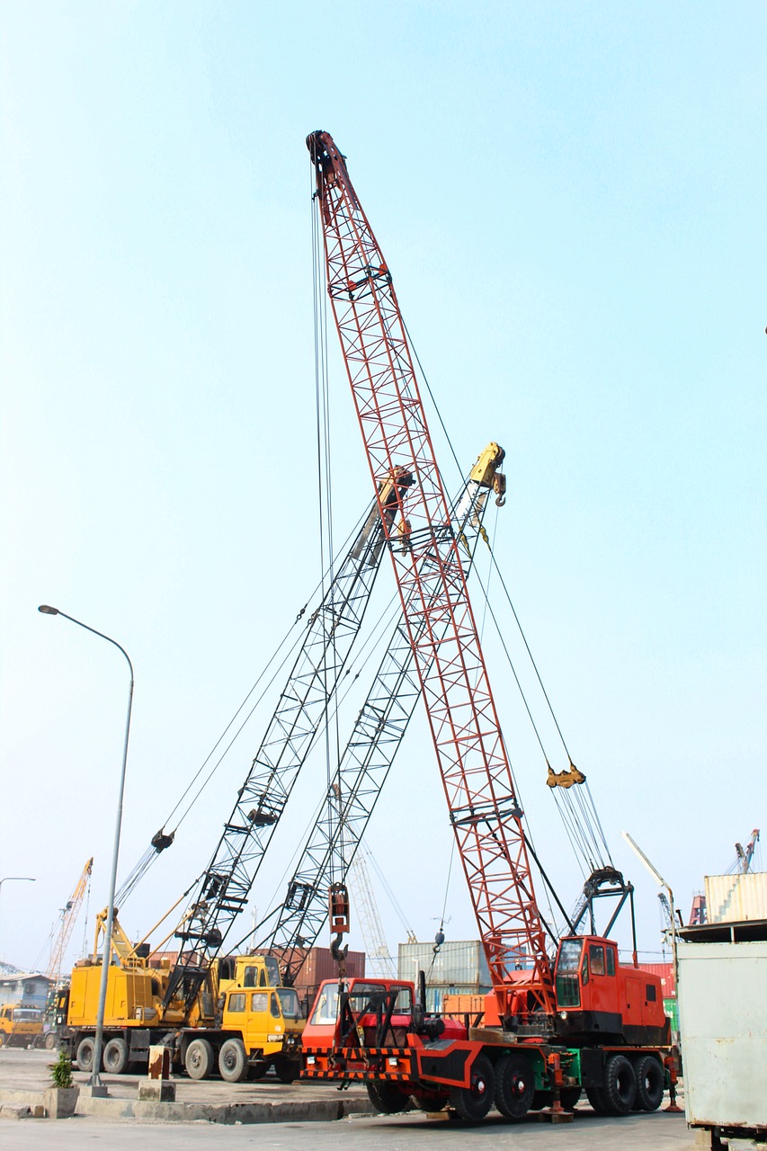 crane  industry  industrial free photo