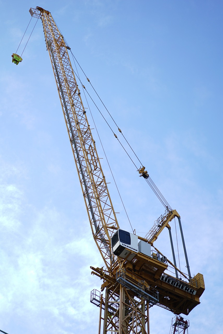 crane sky construction trades free photo