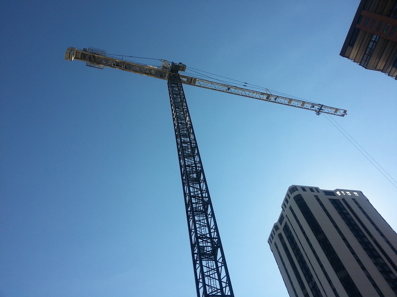 crane tower crane construction free photo