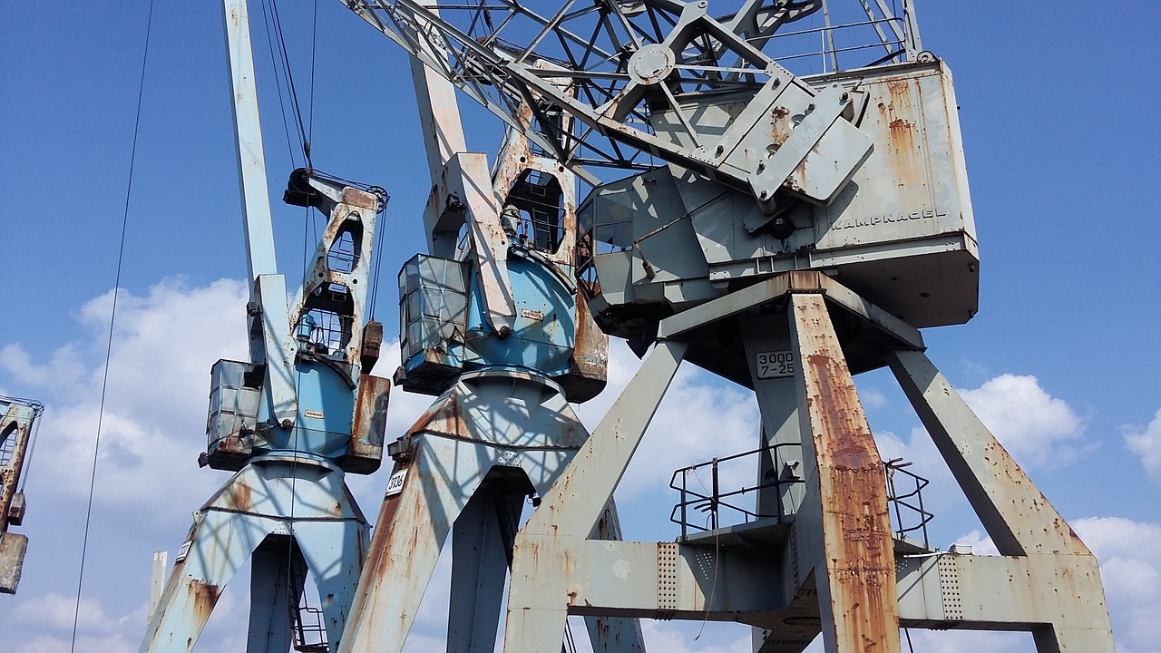 Cranes,harbour cranes,museum,harbour crane,hamburg - free image from ...