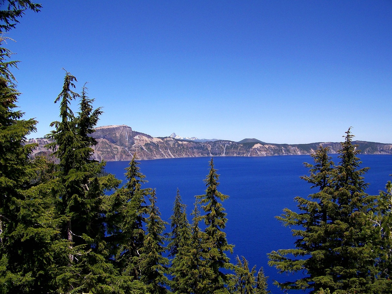 crater lake oregon lake free photo