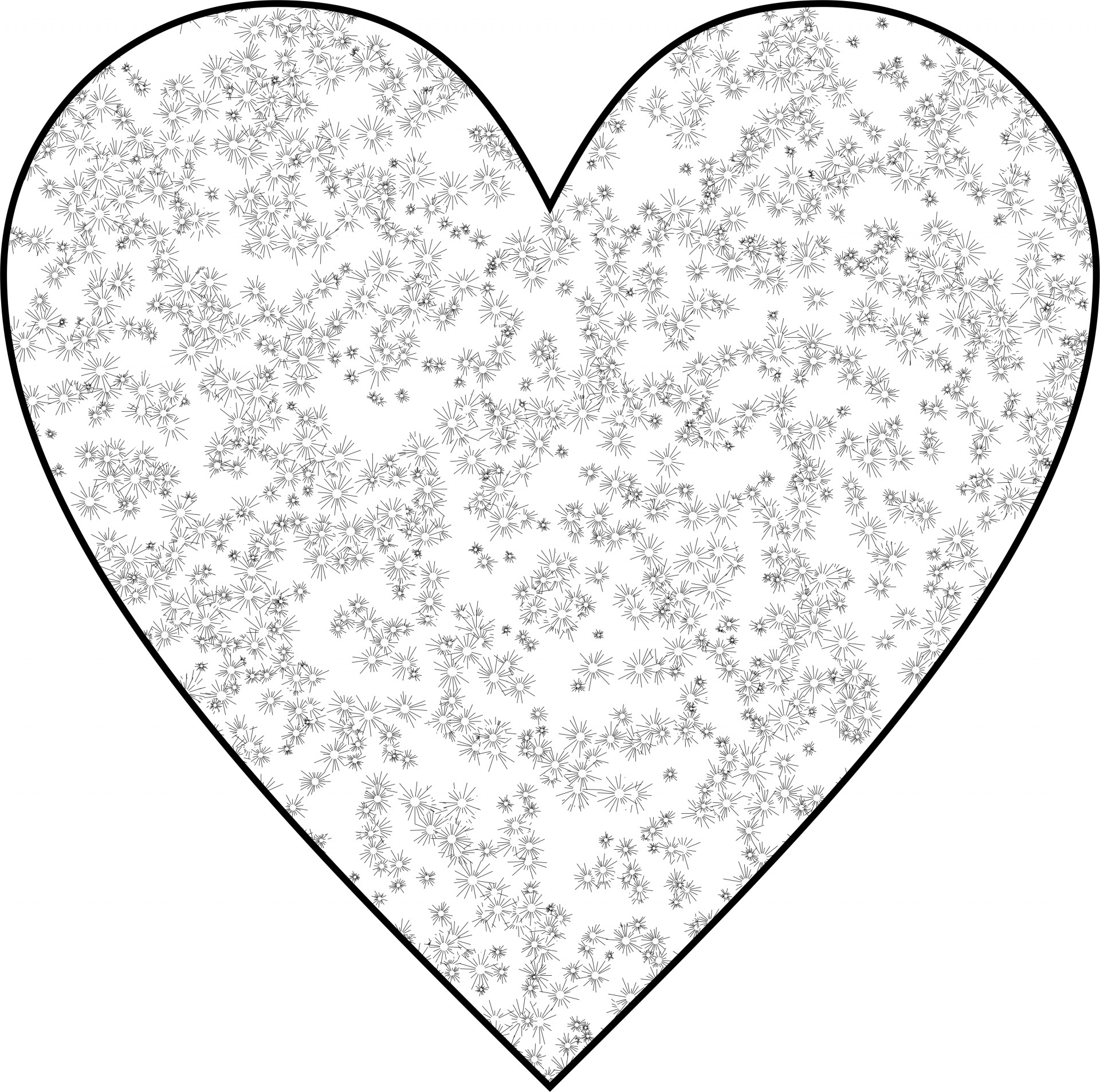 heart symbols pattern free photo