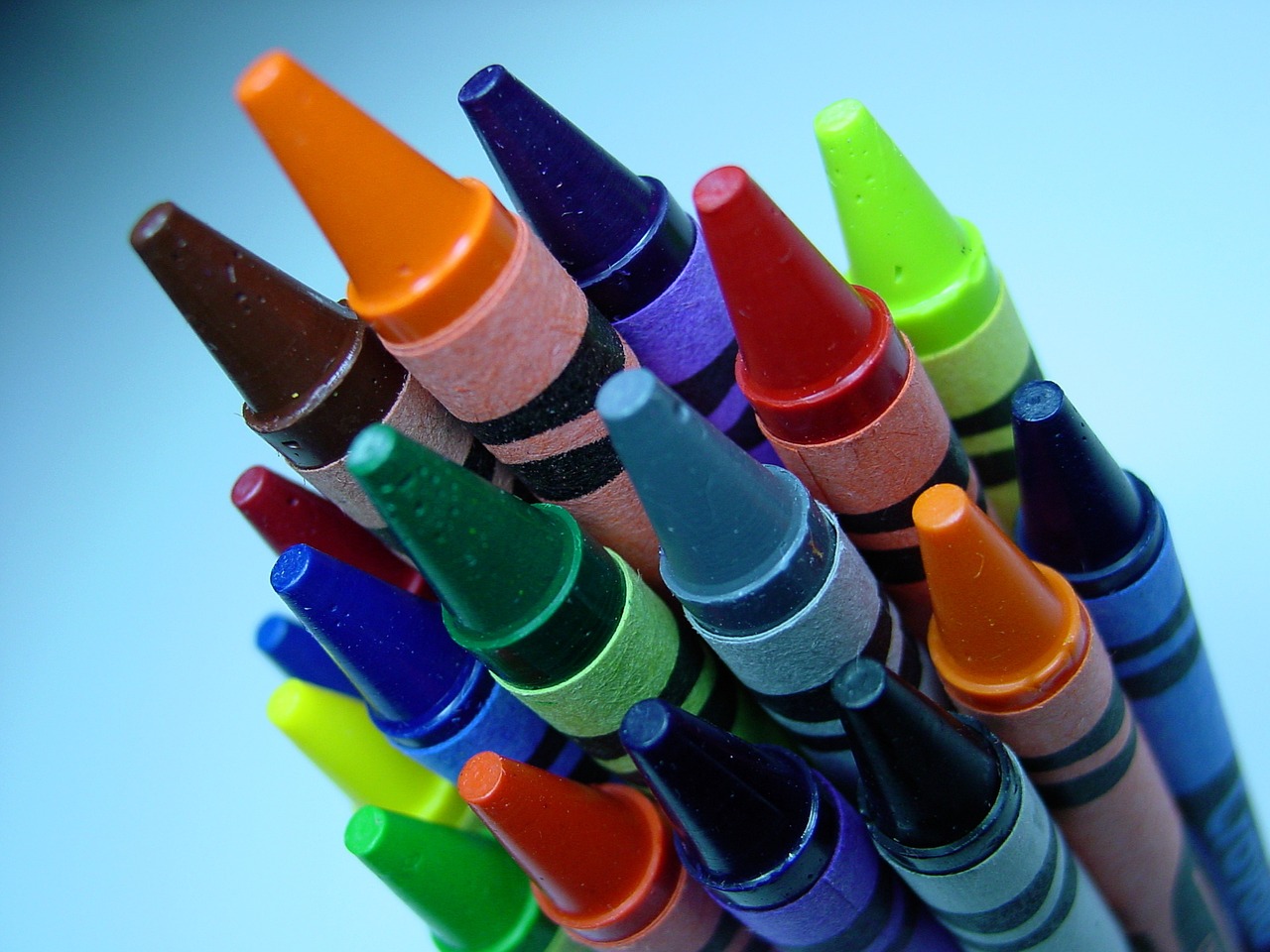 crayons crayola coloring free photo