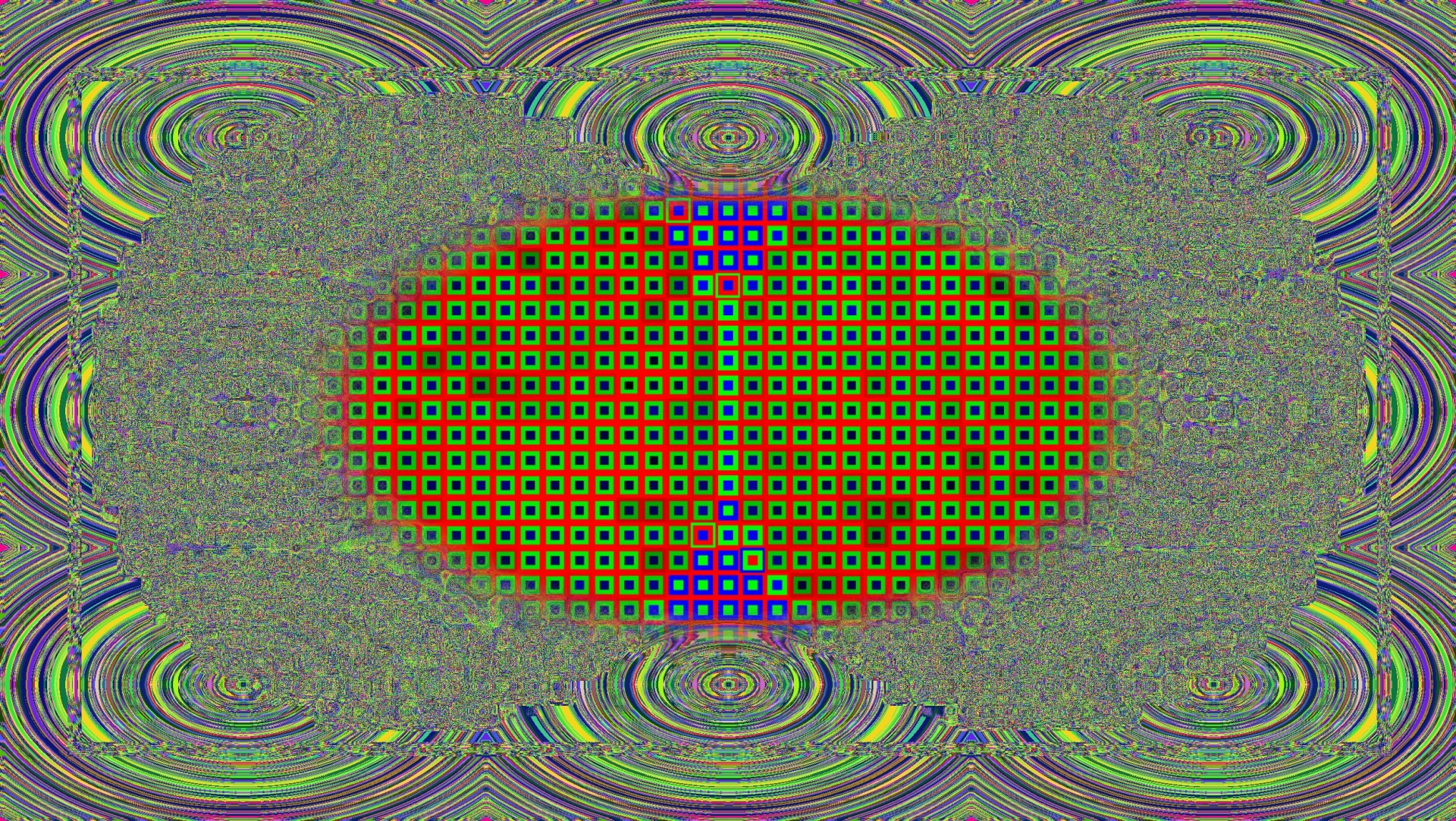 psychedelic crazy circles free photo
