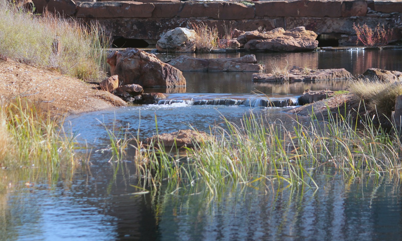 creek rocks landscape free photo